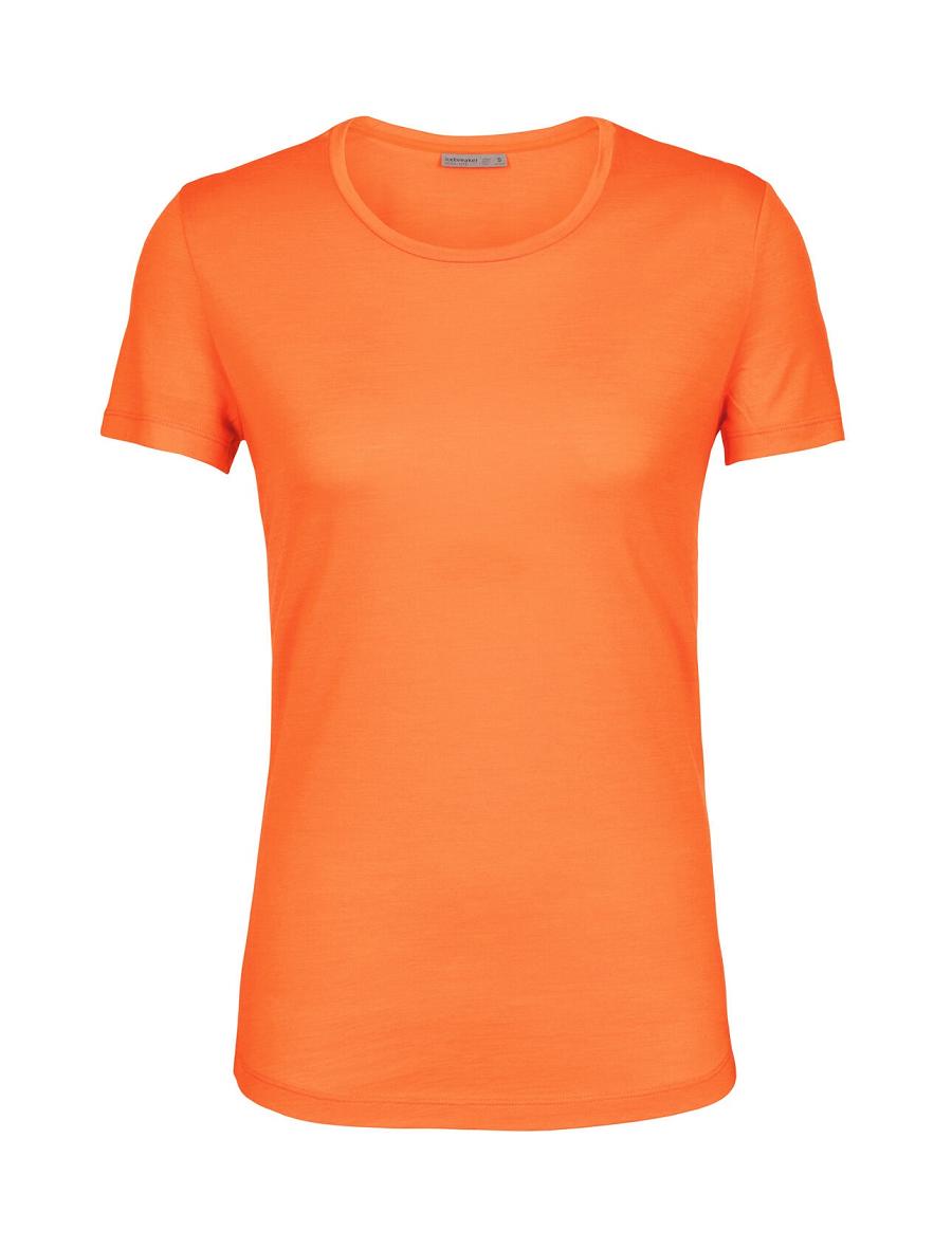 Women's Icebreaker Merino Sphere II Short Sleeve T Shirts Flash | CA 1381DFMN